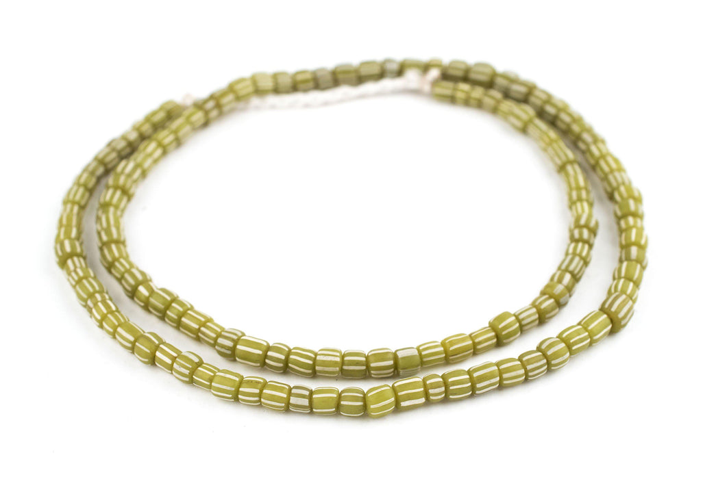 Olive Green Java Gooseberry Beads - The Bead Chest