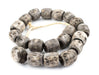 Grey Kenya Bone Beads (Barrel) - The Bead Chest