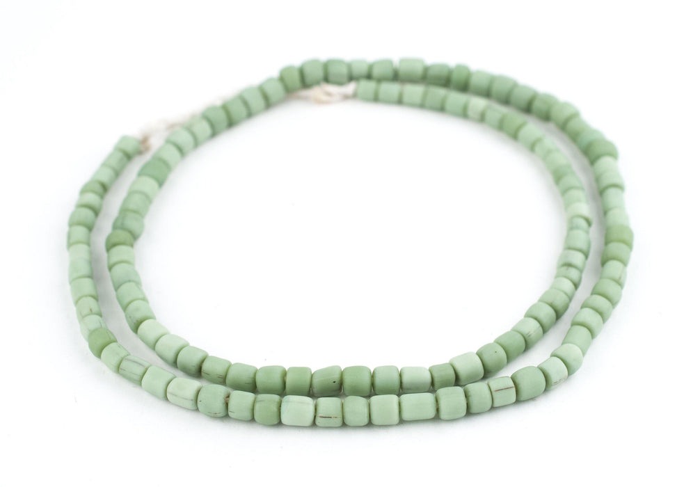 Pistachio Green Java Glass Beads - The Bead Chest