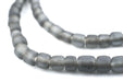 Translucent Grey Java Glass Beads — The Bead Chest