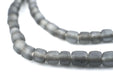 Translucent Grey Java Glass Beads - The Bead Chest