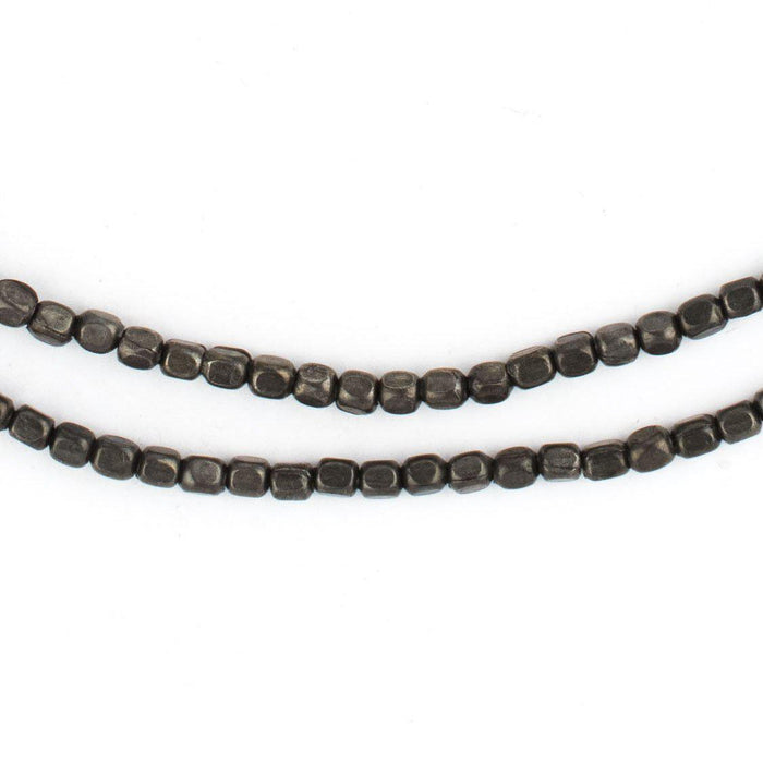 Rounded Rectangle Midnight Brass Beads (3x2.5mm) - LOOSE - The Bead Chest