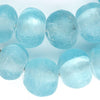 Super Jumbo Clear Marine Recycled Glass Beads (32mm)