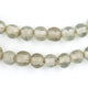 Clear Ancient Style Java Glass Beads (9mm) - The Bead Chest