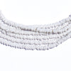 White Java Glass Heishi Beads