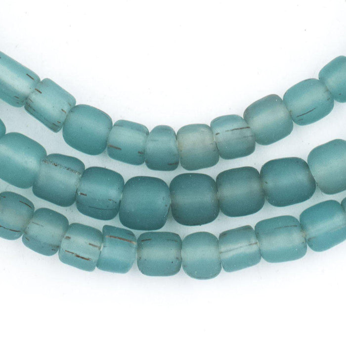 Aqua Java Glass Beads - The Bead Chest
