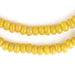 Yellow Java Glass Donut Beads (6mm) - The Bead Chest