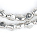 White Metal Nugget Beads - The Bead Chest