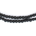 Black Volcanic Lava Beads (4mm) - The Bead Chest