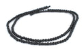 Black Volcanic Lava Beads (4mm) - The Bead Chest