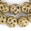 Brass Filigree Globe Beads (22mm)