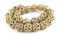 Brass Filigree Globe Beads (22mm) - The Bead Chest