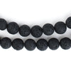 Black Volcanic Lava Beads (10mm)