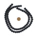 Black Volcanic Lava Beads (10mm) - The Bead Chest