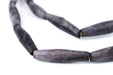 Dark Grey Kenya Bone Beads (Elongated) - The Bead Chest