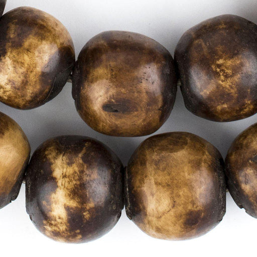 Brown Kenya Bone Beads (Sphere) - The Bead Chest