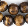 Brown Kenya Bone Beads (Sphere)