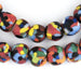 Opaque Multicolor Fused Recycled Glass Beads (14mm) - The Bead Chest