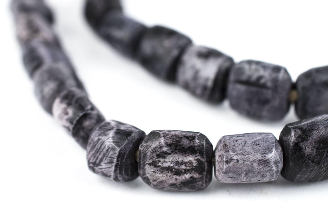 Dark Grey Kenya Bone Beads (Small) - The Bead Chest