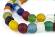 Multicolor Recycled Glass Beads (14mm) - The Bead Chest