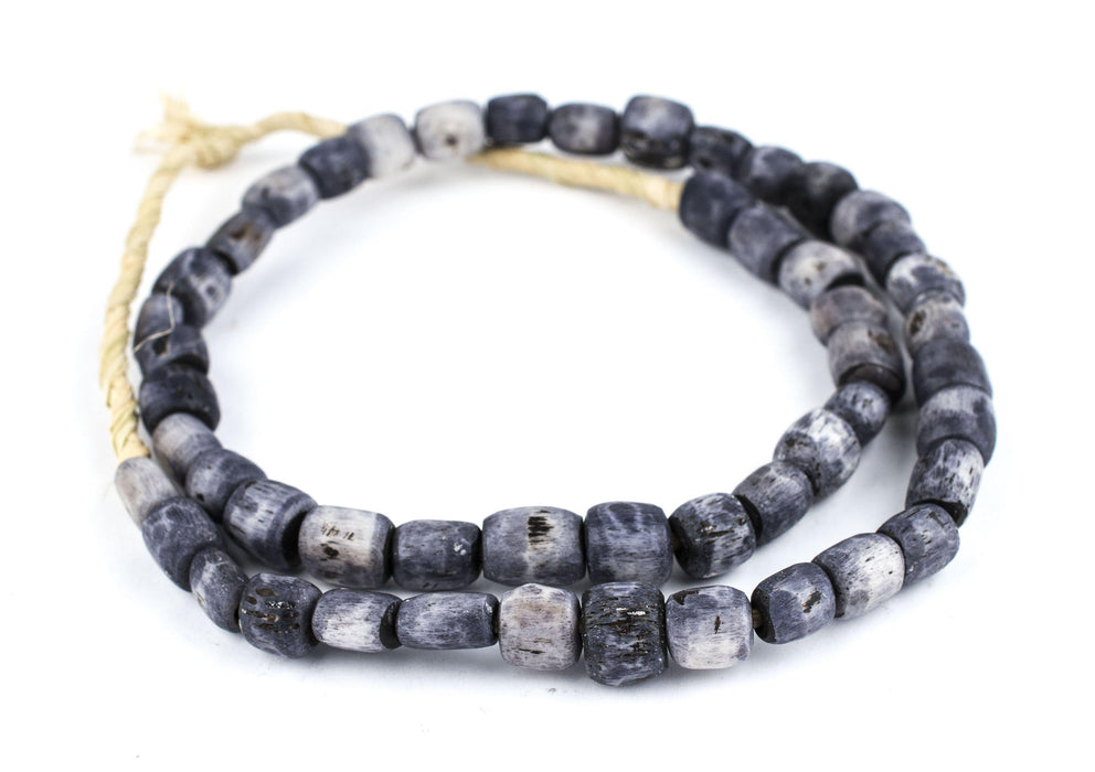 Grey Kenya Bone Beads (Small) - The Bead Chest