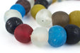 Premium Multicolor Recycled Glass Beads (18mm) - The Bead Chest