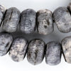 Dark Grey Kenya Bone Beads (Large)