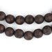 Vintage-Style Round Olive Wood Beads from Bethlehem (10mm) - The Bead Chest