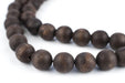 Vintage-Style Round Olive Wood Beads from Bethlehem (10mm) - The Bead Chest