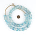 Speckled Blue Recycled Glass Beads (18mm) - The Bead Chest