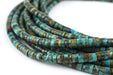 Cylindrical Turquoise Heishi Beads (5mm) - The Bead Chest