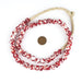 Crimson Red Fused Recycled Glass Beads (11mm) - The Bead Chest