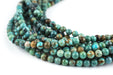Round Turquoise Beads (4mm) - The Bead Chest