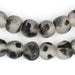 Speckled Black Recycled Glass Beads (14mm) - The Bead Chest