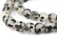 Speckled Black Recycled Glass Beads (14mm) - The Bead Chest
