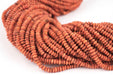 Coral Color Stone Saucer Beads (6mm) - The Bead Chest