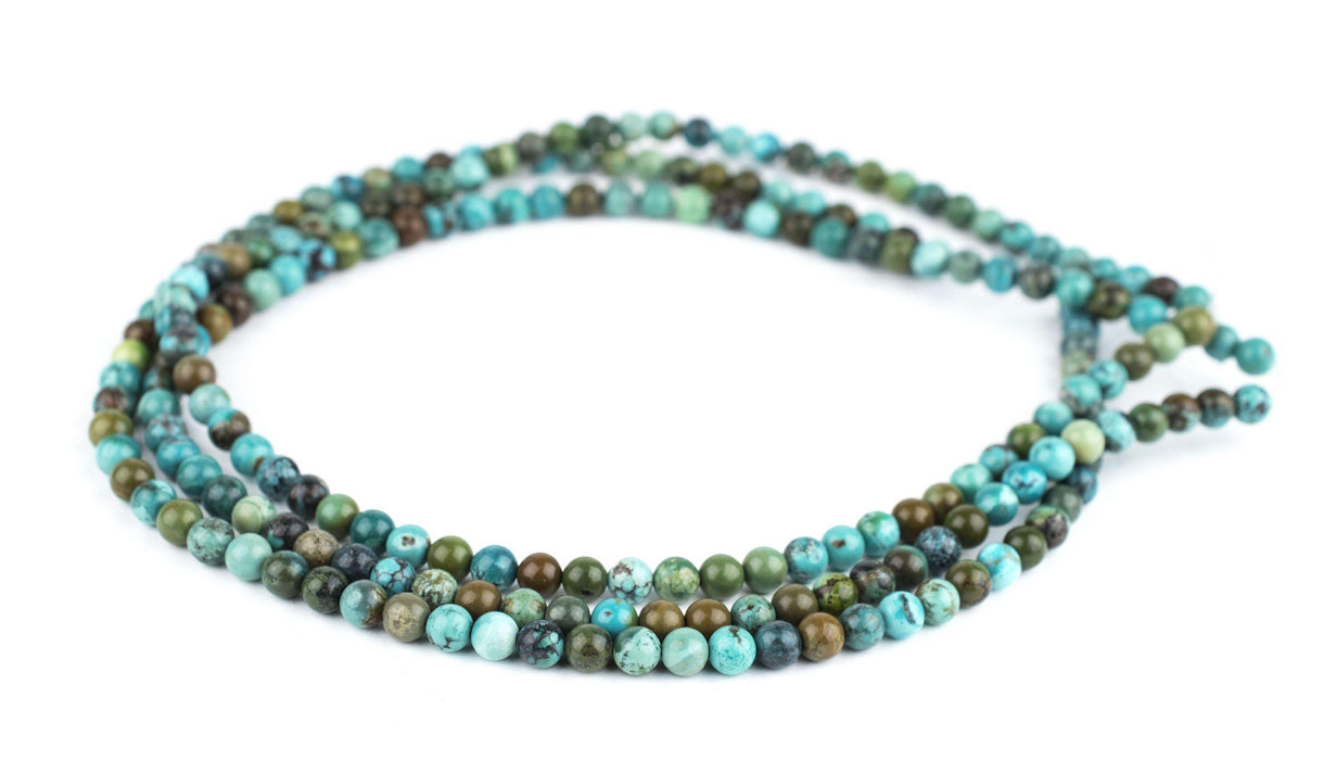 Round Turquoise Beads (6mm) - The Bead Chest