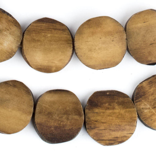 Brown Kenya Bone Beads (Circular) - The Bead Chest