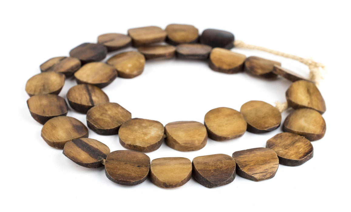 Brown Kenya Bone Beads (Circular) - The Bead Chest