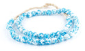 Sky Blue Fused Recycled Glass Beads (11mm) - The Bead Chest