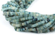 Roman Glass Cylinder Heishi Beads (4mm) - The Bead Chest