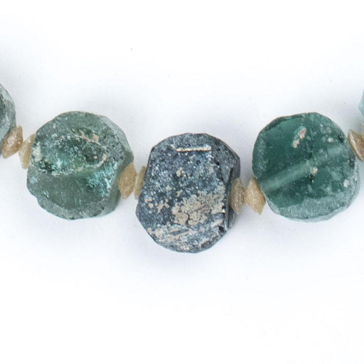 Circular Ancient Roman Glass Beads (11-18mm) - The Bead Chest