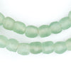 Green Aqua Recycled Glass Beads (9mm)