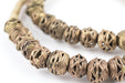 Criss Cross Brass Filigree Globe Beads (12mm) - The Bead Chest