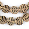 Circular Leaf Brass Filigree Beads (18mm)