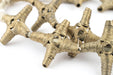Eye Cross Brass Filigree Beads (36mm) - The Bead Chest