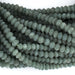 Dark Green Nephrite Jade Saucer Beads (6mm) - The Bead Chest