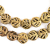 Circular Leaf Brass Filigree Beads (15mm)