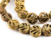 Circular Leaf Brass Filigree Beads (15mm) - The Bead Chest