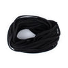 3mm Flat Black Faux Suede Cord (15ft)